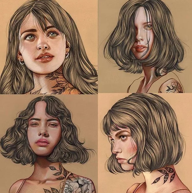 超酷的插画女孩，这才是青春的正确姿态!