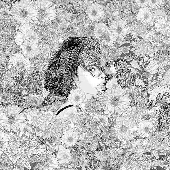 铅笔插画下的绝美女子！独特风格！